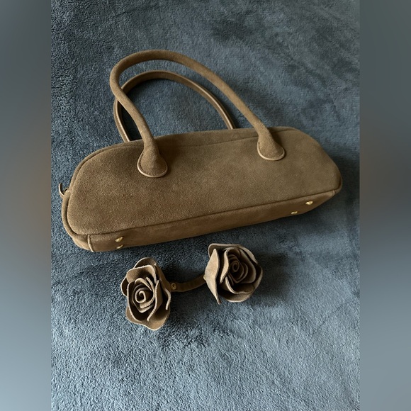 Brand New! Anthropologie Dolce Vita Boracay Shoulder Bag Brown Suede - $228 - Picture 12 of 13